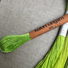 Load image into Gallery viewer, Green Vintage Linen Tread