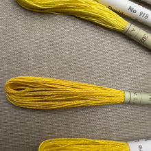 Load image into Gallery viewer, Yellow Vintage Linen Tread
