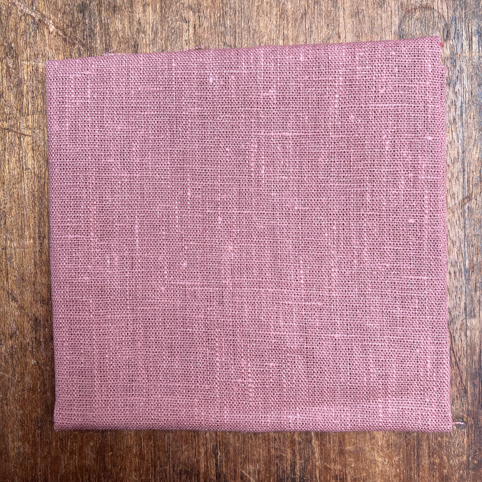 Old Rose Linen Fabric 50 x 50 cm
