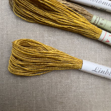 Load image into Gallery viewer, Yellow & Mustard Vintage Linen Tread