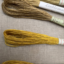 Load image into Gallery viewer, Yellow & Mustard Vintage Linen Tread