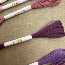 Load image into Gallery viewer, Fine Linen Pink & Purple