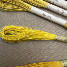 Load image into Gallery viewer, Yellow Vintage Linen Tread