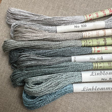Load image into Gallery viewer, Grey & Mineral Vintage Linen Tread