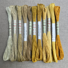 Load image into Gallery viewer, Yellow & Mustard Vintage Linen Tread