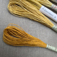 Load image into Gallery viewer, Yellow & Mustard Vintage Linen Tread