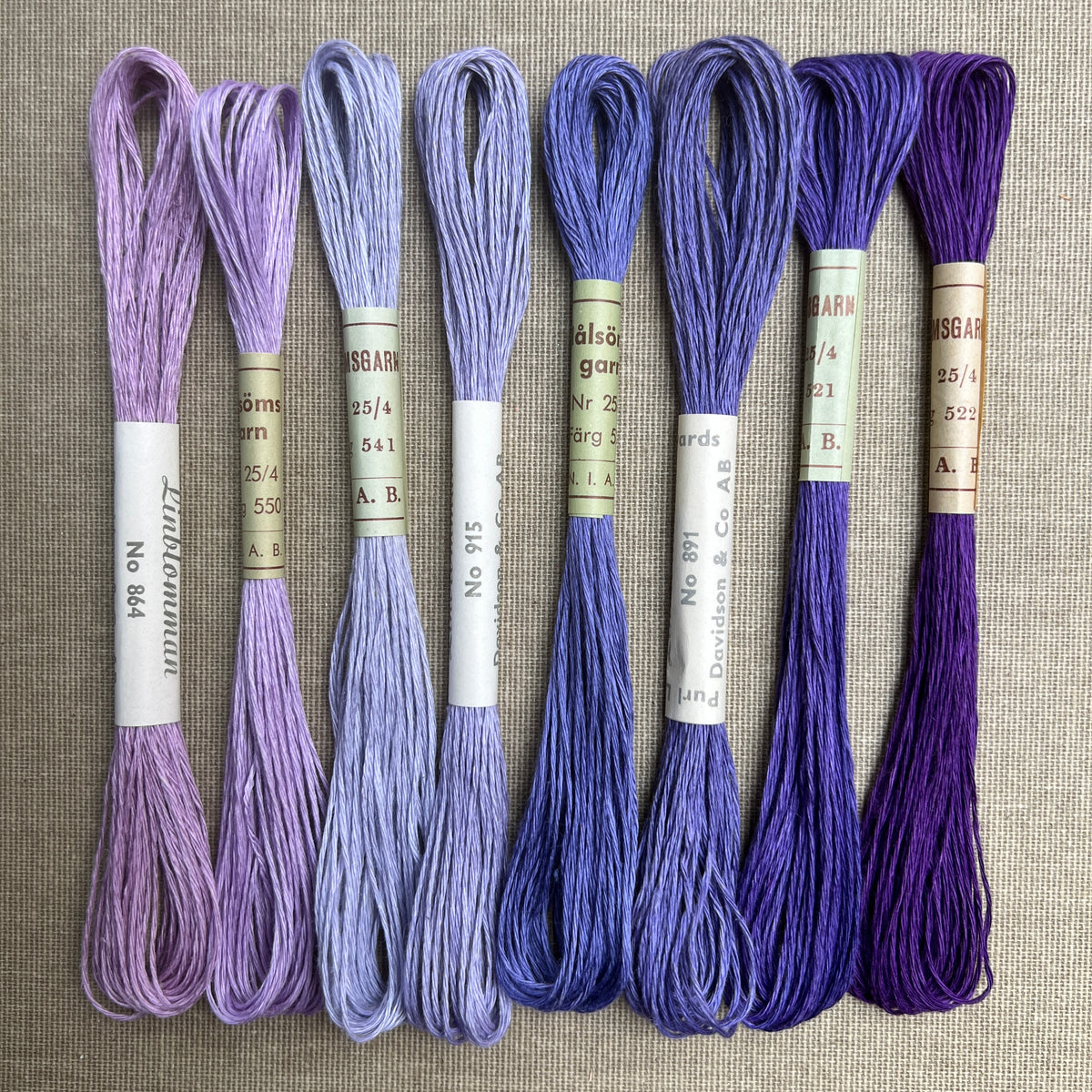 Purple Hemstitch Linen 25/4 – Studio Flax