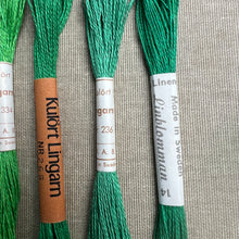 Load image into Gallery viewer, Emerald Vintage Linen Tread