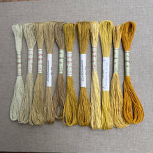 Load image into Gallery viewer, Yellow & Mustard Vintage Linen Tread