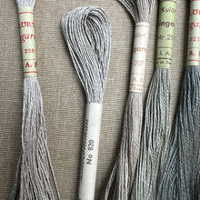 Load image into Gallery viewer, Grey & Mineral Vintage Linen Tread