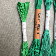 Load image into Gallery viewer, Emerald Vintage Linen Tread