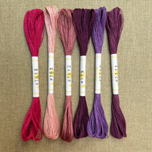 Load image into Gallery viewer, Fine Linen Pink & Purple