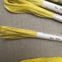 Load image into Gallery viewer, Yellow Vintage Linen Tread