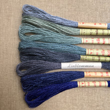 Load image into Gallery viewer, Dusty Indigo Blue Vintage Linen Tread