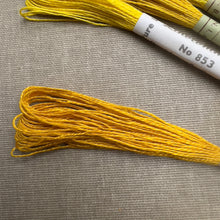 Load image into Gallery viewer, Yellow Vintage Linen Tread