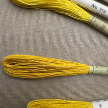 Load image into Gallery viewer, Yellow Vintage Linen Tread