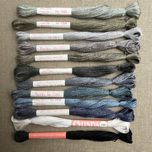 Load image into Gallery viewer, Linda Grey 1960's embroidery linen