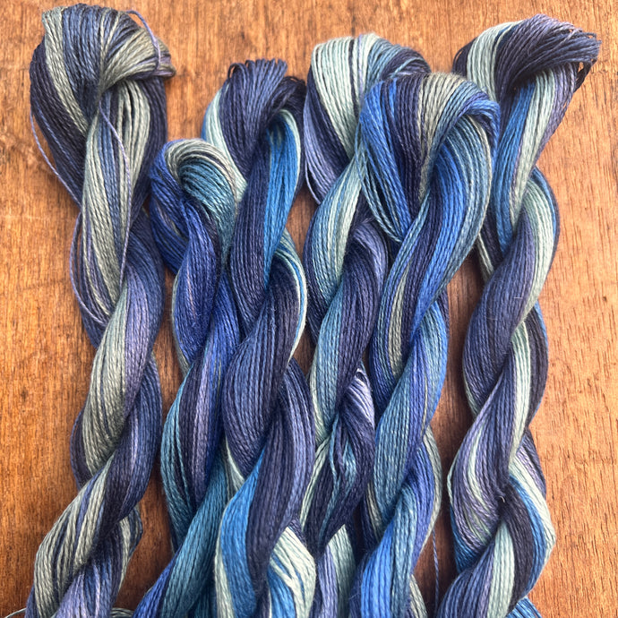 Blue #3 Linen Embroidery Hank