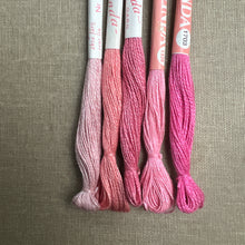 Load image into Gallery viewer, Linda Pink 1960's embroidery linen