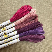 Load image into Gallery viewer, Fine Linen Pink & Purple