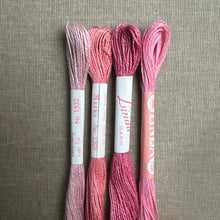 Load image into Gallery viewer, Linda Pink 1960's embroidery linen
