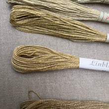 Load image into Gallery viewer, Yellow & Mustard Vintage Linen Tread