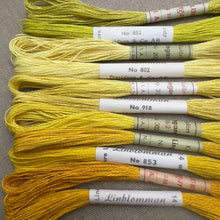 Load image into Gallery viewer, Yellow Vintage Linen Tread