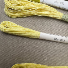 Load image into Gallery viewer, Yellow Vintage Linen Tread