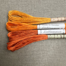Load image into Gallery viewer, Orange Hemstitch Linen 25/4