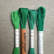 Load image into Gallery viewer, Emerald Vintage Linen Tread