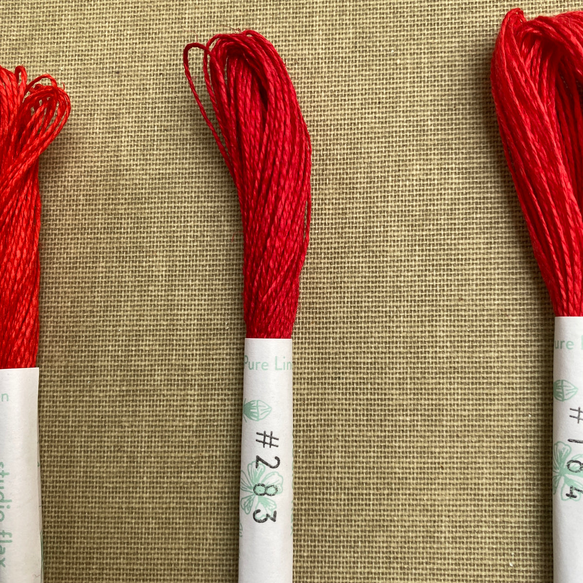 Red Linen Embroidery Thread – Studio Flax