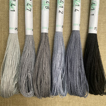 Load image into Gallery viewer, Fine Linen Grey & Black