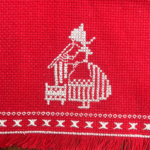 Load image into Gallery viewer, Cross Stitch Christmas Cloth
