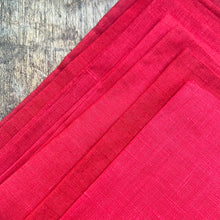 Load image into Gallery viewer, Red Linen Napkin