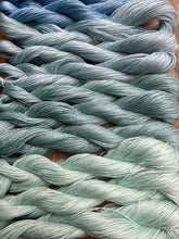 Load image into Gallery viewer, Linen Embroidery Hanks / Pale Blue/Aqua
