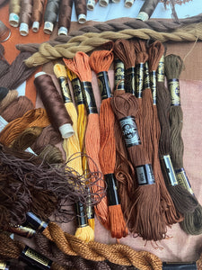 Textile Artist’s Treasure - Vintage Brown #3