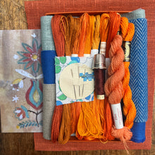 Load image into Gallery viewer, Orange Linen &amp; Tweed Box #2