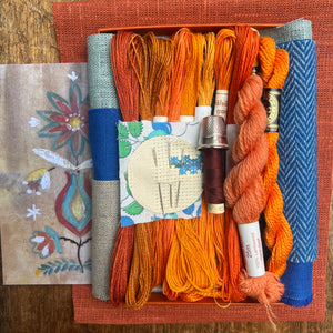Orange Linen & Tweed Box #2