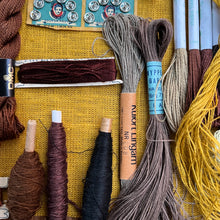 Load image into Gallery viewer, Textile Artist&#39;s Set - Gold &amp; Brown