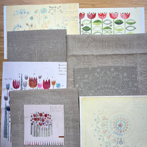 SECONDS SALE 4 x Nordiska Linen Prints 5B