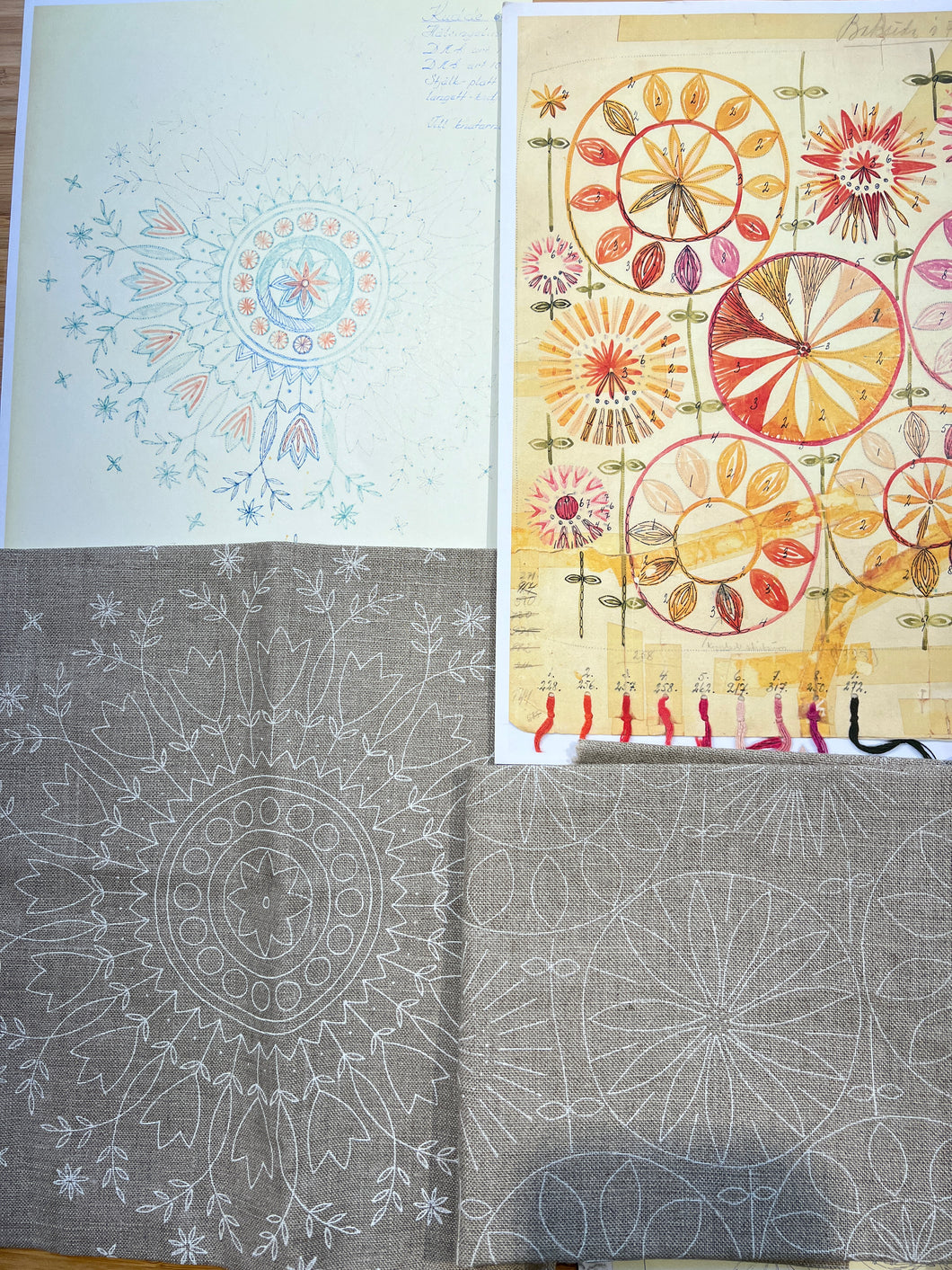 SECONDS SALE 4 x Nordiska Linen Prints 5A