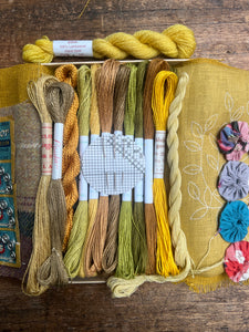 Yellow Nordiska Linen & Tweed Box