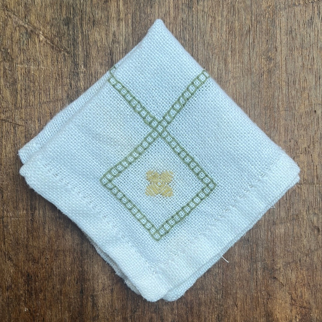 Vintage Stitch Linen Cloth