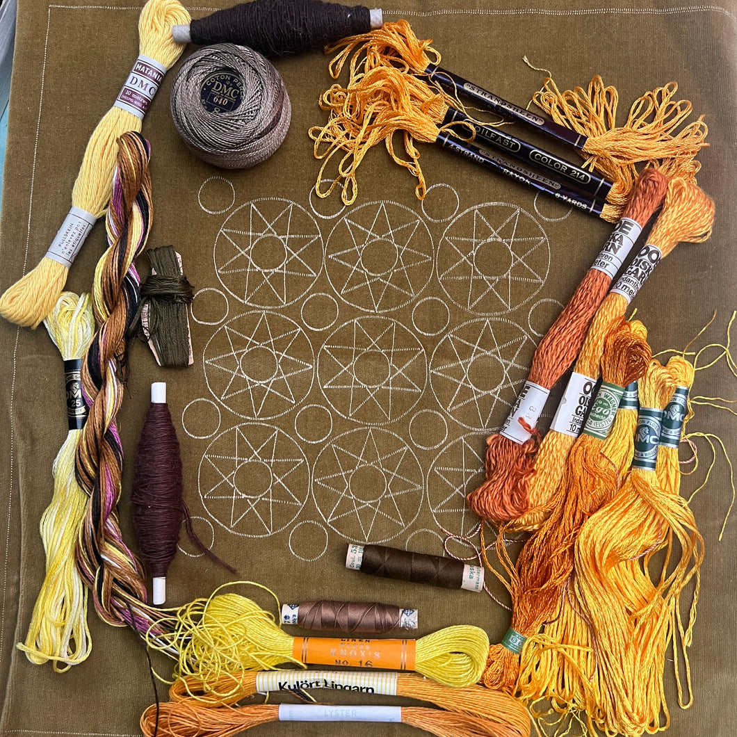 Textile Artist's Set - Yellow & Mustard