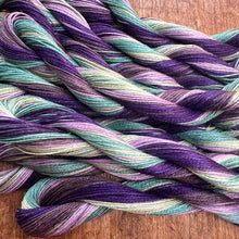 Load image into Gallery viewer, (NEW) Purple and Green Embroidery Hank
