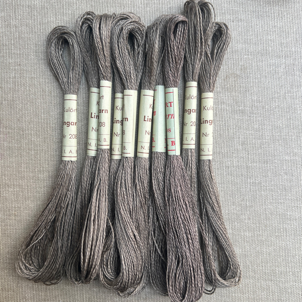 #208 One Colour 1960s Linen Thread Set