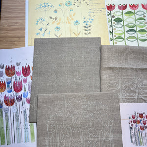 SECONDS SALE 4 x Nordiska Linen Prints 5B