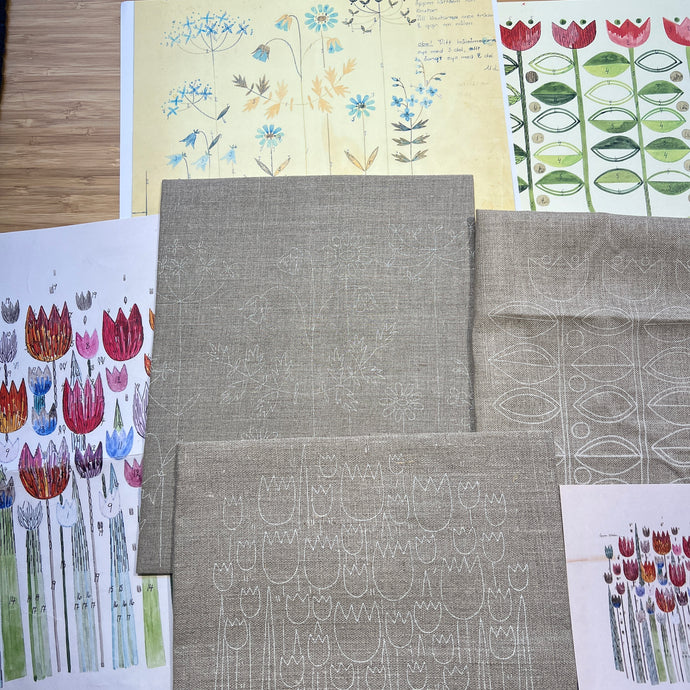 SECONDS SALE 4 x Nordiska Linen Prints 5B