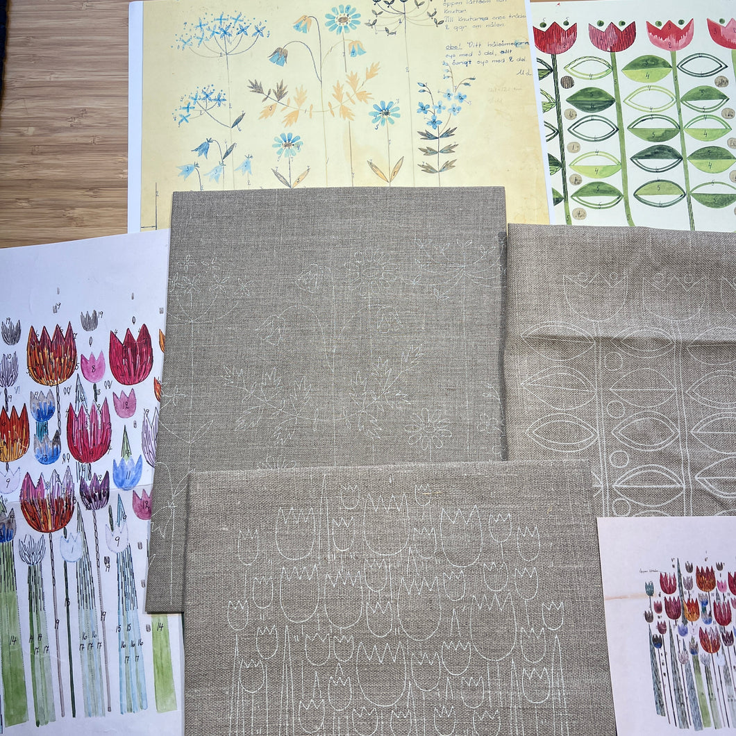SECONDS SALE 4 x Nordiska Linen Prints 5B
