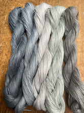 Load image into Gallery viewer, Linen Embroidery Hanks / Neutrals / Grey